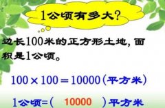 一公頃等于多少平方千米？一平方千米等于幾公頃及一公頃等
