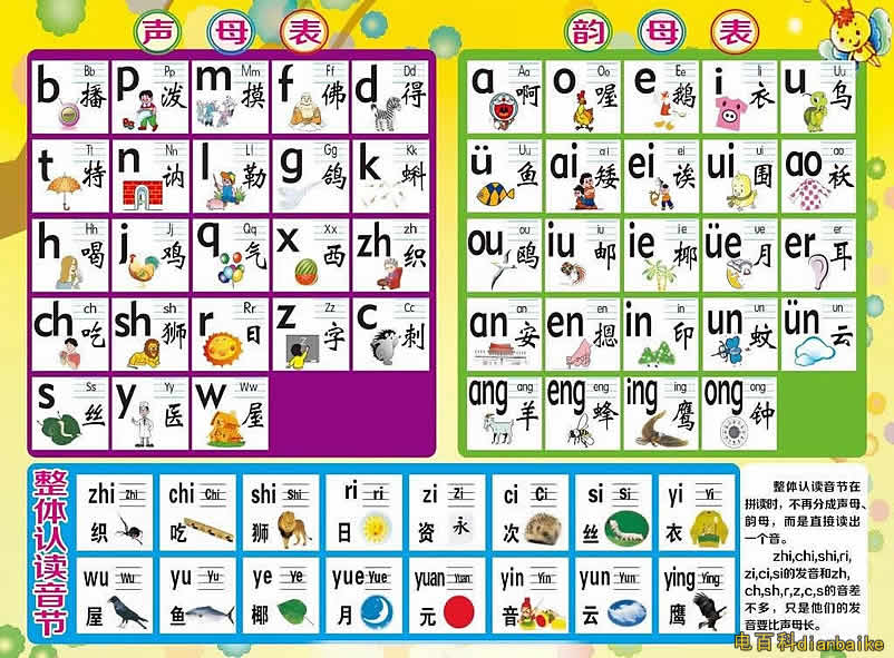 拼音字母表