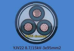 15kv電纜是什么電纜？YJV-8.7/15KV高壓電纜圖片型號規格和載流
